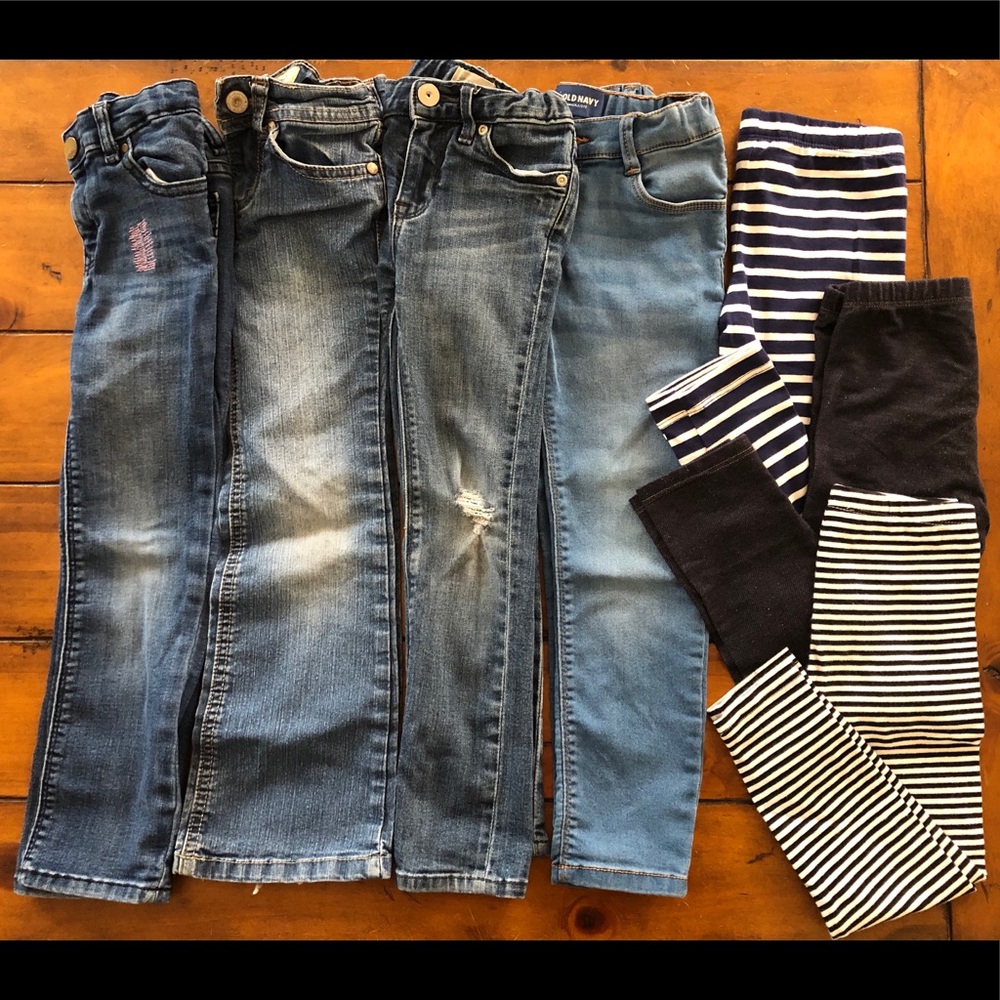 Girls 5T Pants/Jeans/Leggings Bundle